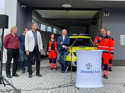 Nová výjezdová základna ZZS JčK ve Veselí nad Lužnicí